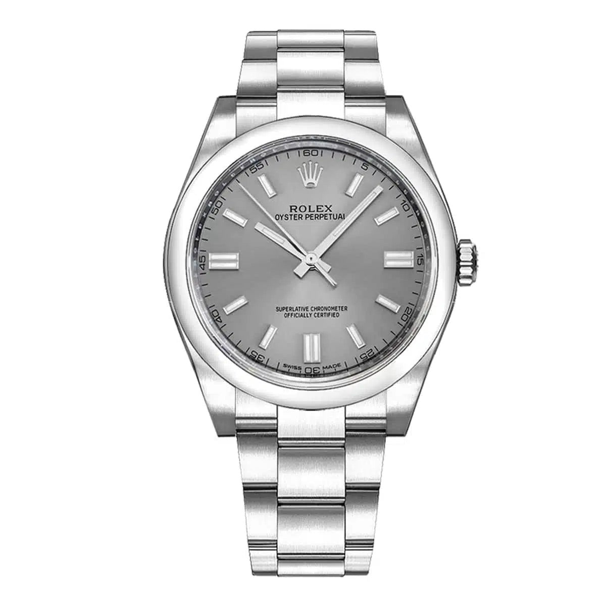 Rolex Oyster Perpetual Silver Dial on Oyster Ref. 116000 Card 2020
