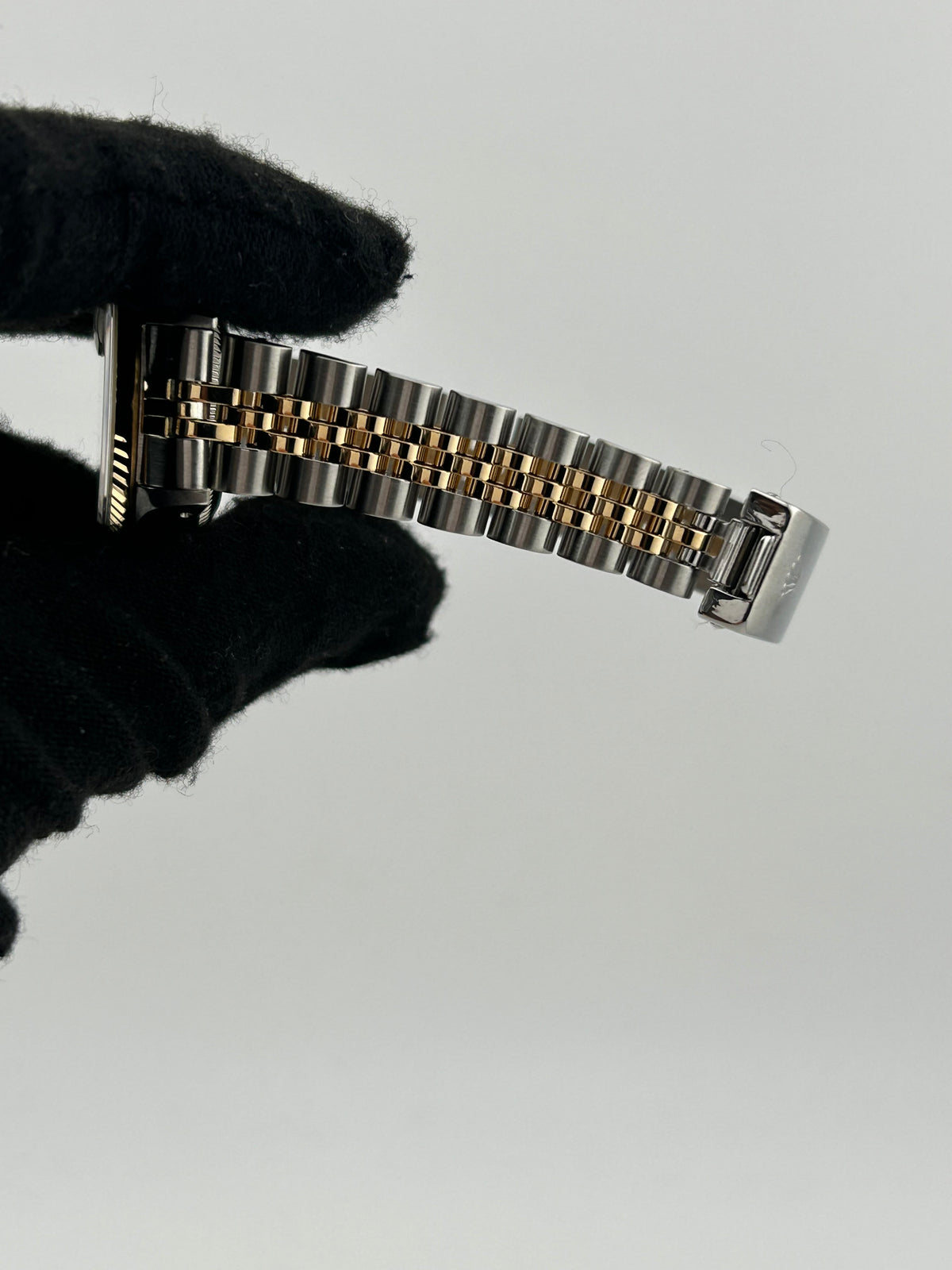 Rolex Date Silver/Gold Stick Dial on 2 Tone Jubilee D Link Bracelet Ref. 69173 1984 — view 5