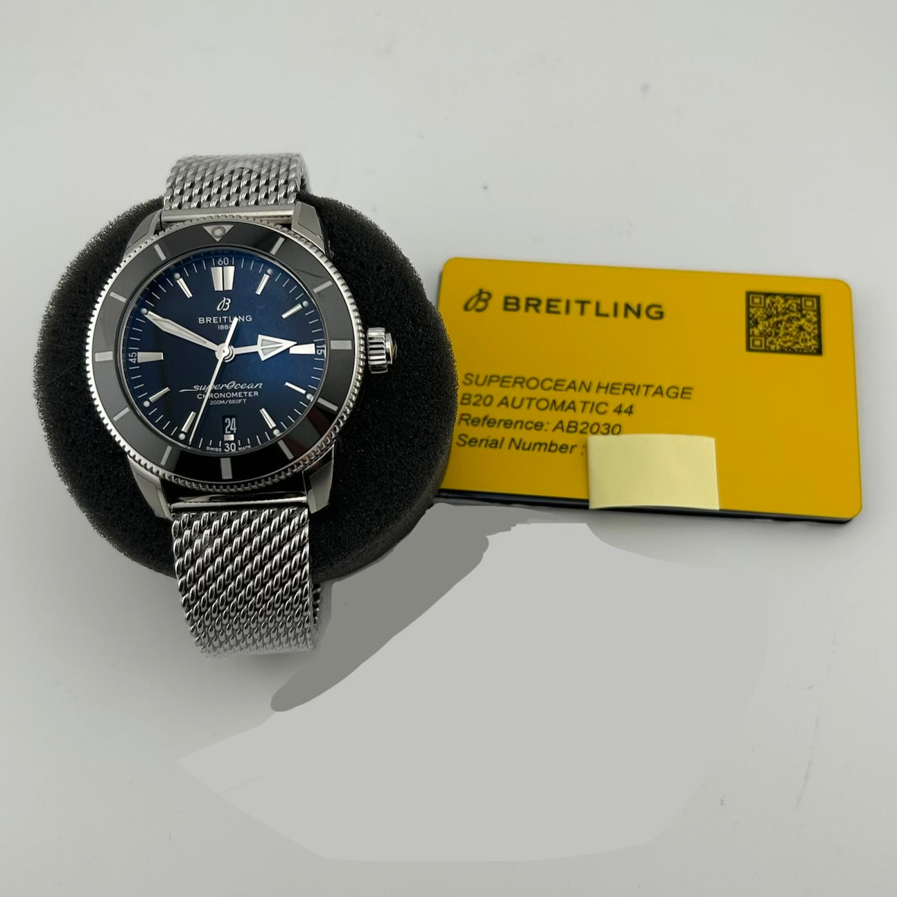 Breitling Superocean H√©ritage II B20 Automatic Black Dial on Bracelet Ref. AB2030121B1A1 Complete 2026 — view 7