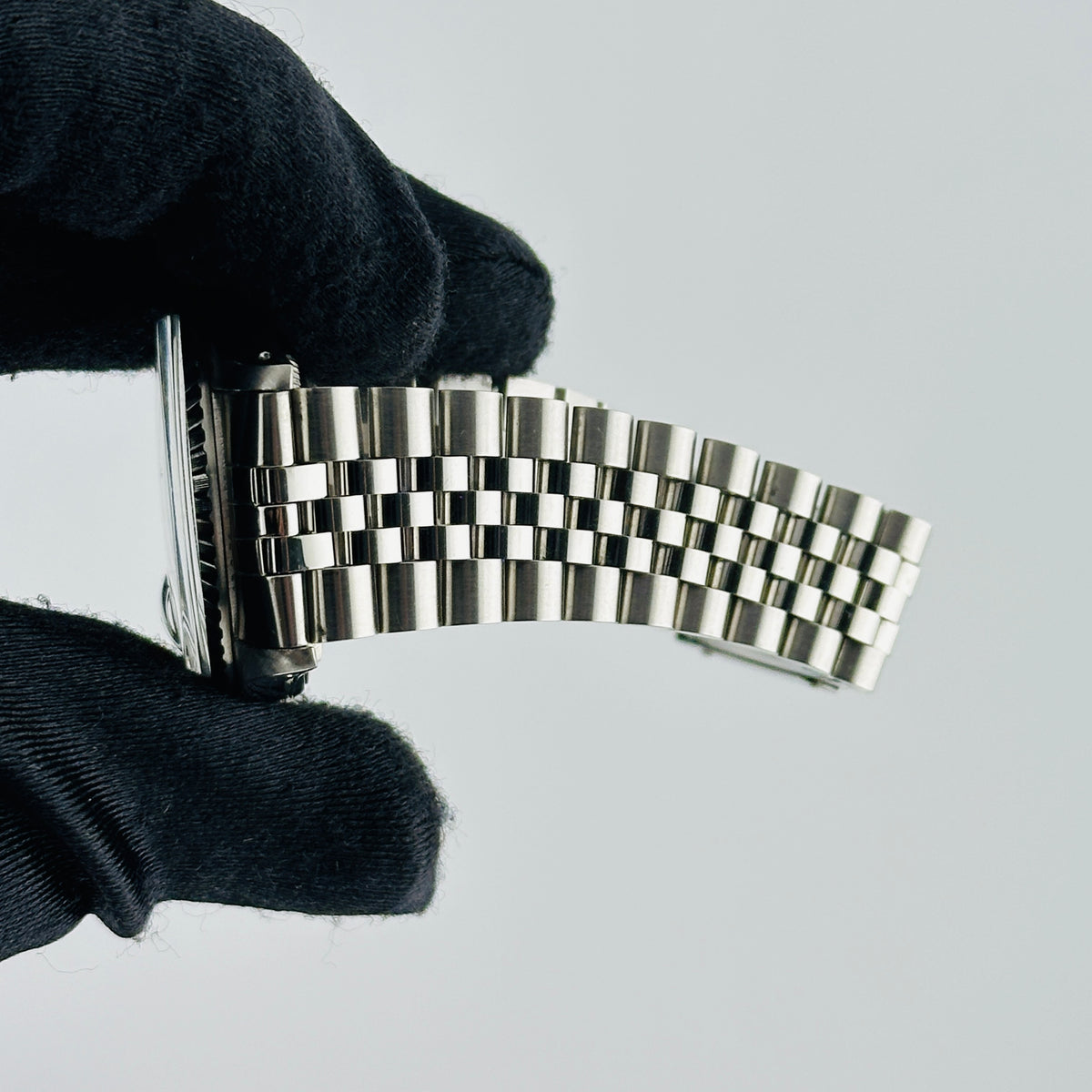 Rolex Datejust Silver Stick Dial on Jubilee D Link Bracelet Ref. 16030 1982 — view 5