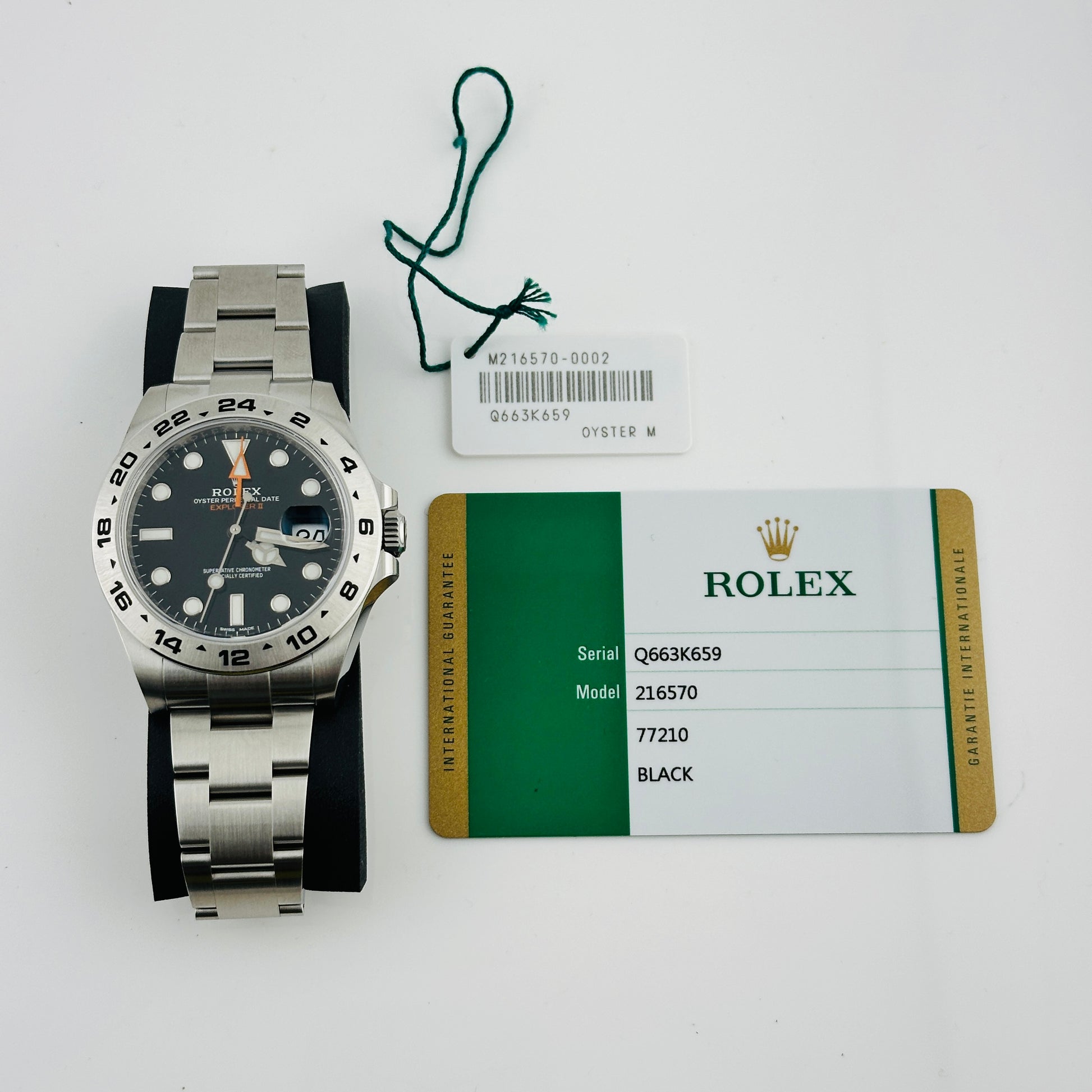 Rolex Explorer II Black Dial on Oyster Ref. 216570 Card 2020 — view 6