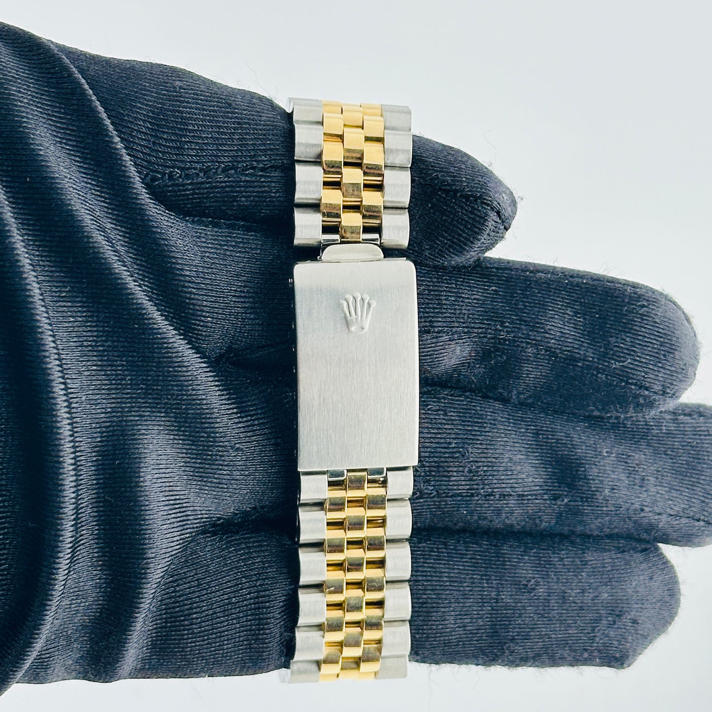 Rolex Datejust Champagne Stick Dial on D Link Jubilee Bracelet Ref. 16013 1986 — view 4