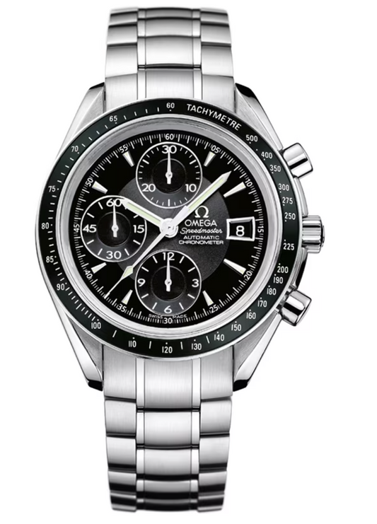 Omega Speedmaster Date Black Dial on Stainless Steel Ref. 3210.51