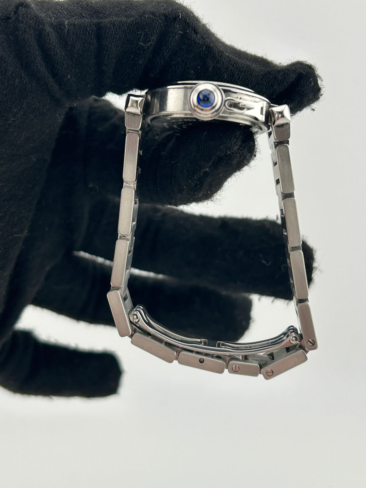 Cartier Miss Pasha Silver Dial on Stainless Steel Bracelet Ref. W3140007 — view 6