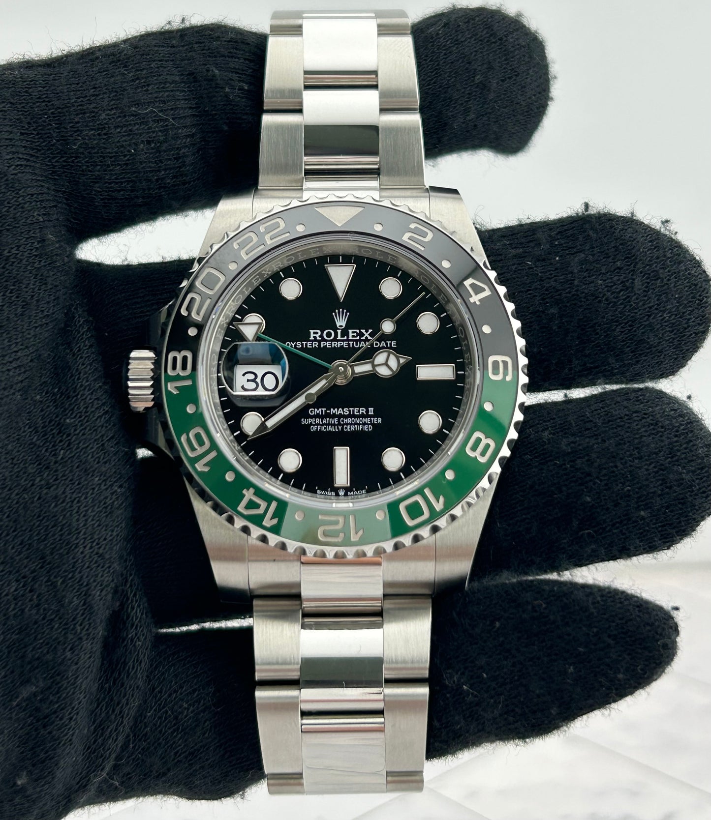 Rolex GMT-Master II "Sprite" Black Dial on Oyster Ref. 126720VTNR Card 2024 — view 2