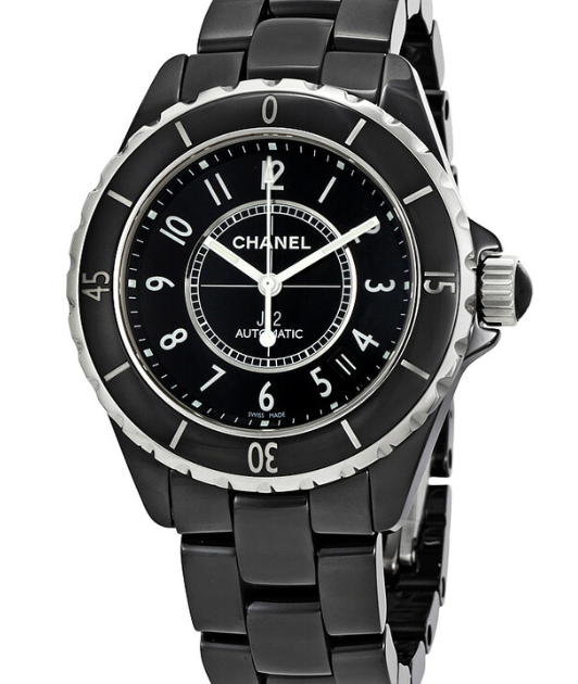 Chanel J12 Black Dial on Stainless Steel Bracelet Ref. H0685