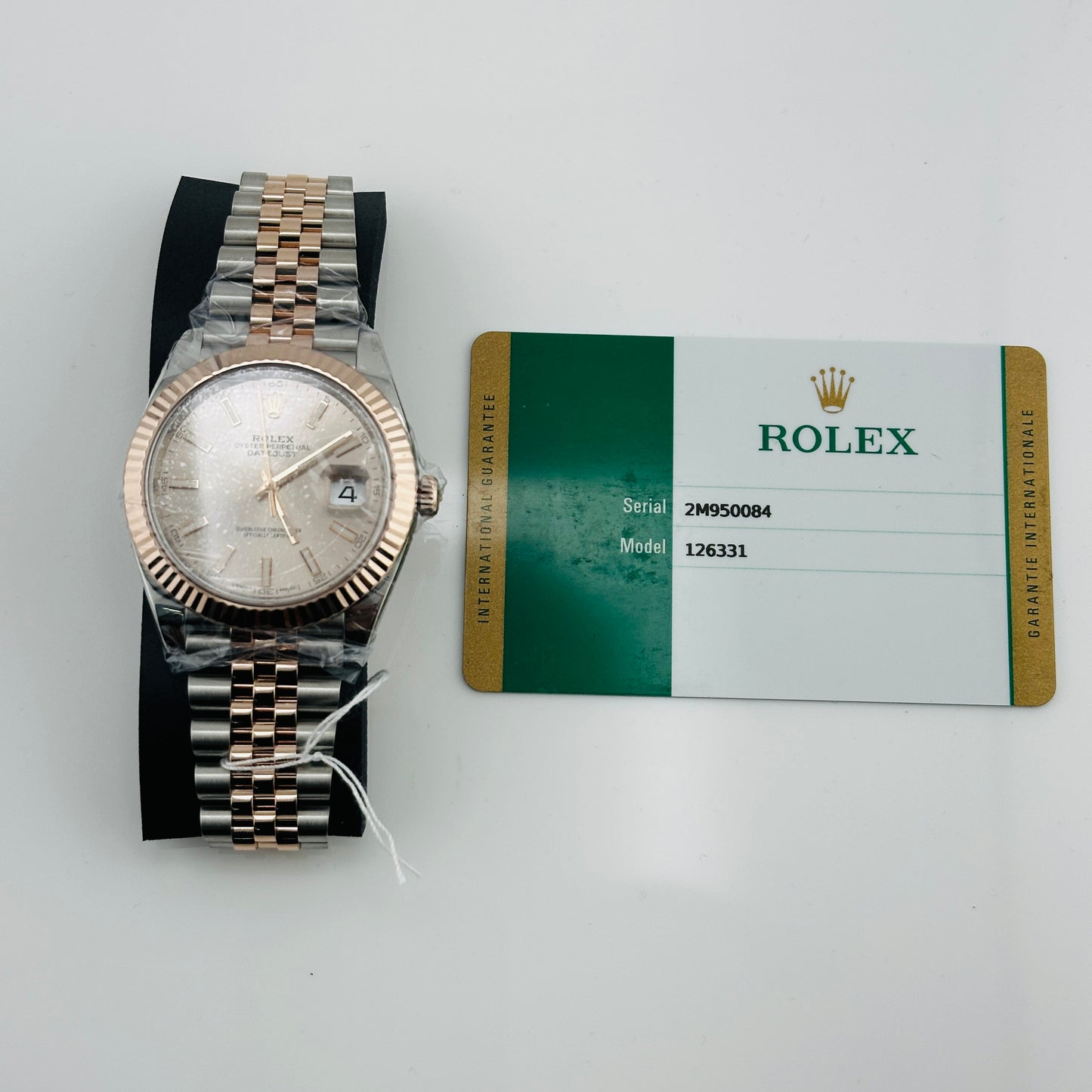 Rolex Datejust Sundust Dial on D Link Jubilee Bracelet Ref. 126331 Card 2017 — view 7